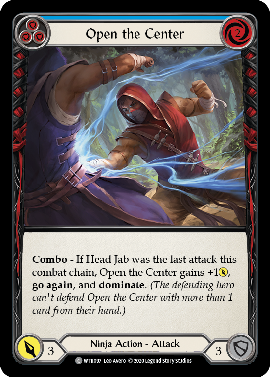 Open the Center (Blue) [U-WTR097] (Welcome to Rathe Unlimited)  Unlimited Rainbow Foil | The CG Realm