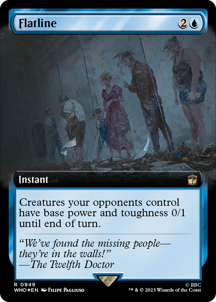 Flatline (Extended Art) (Surge Foil) [Doctor Who] | The CG Realm