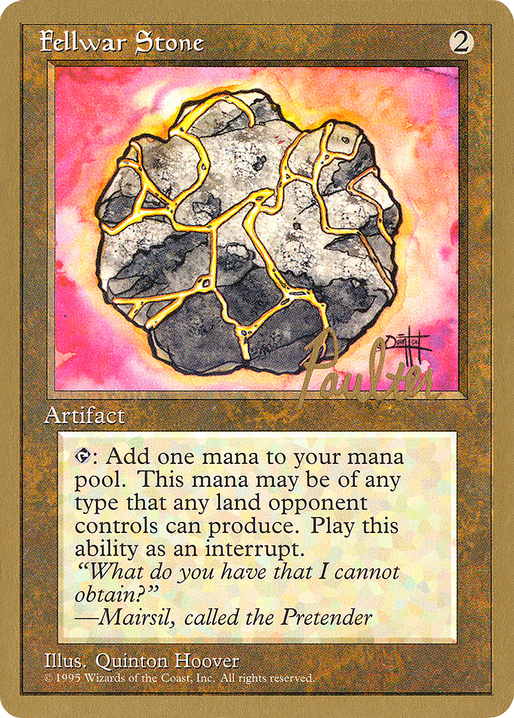 Fellwar Stone - 1996 Preston Poulter (4ED) (WCD-) - Pro Tour Collector Set