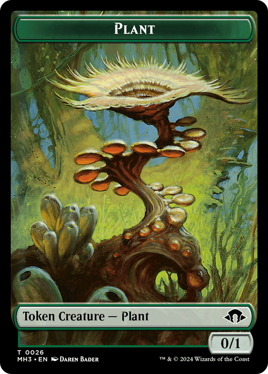 Plant // Energy Reserve Double-Sided Token (MH3-26 // 36) - Modern Horizons 3