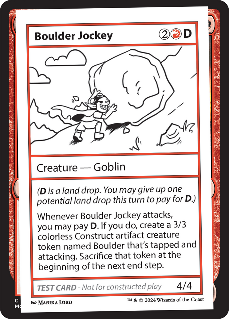 Boulder Jockey [Mystery Booster 2 Playtest Cards] | The CG Realm