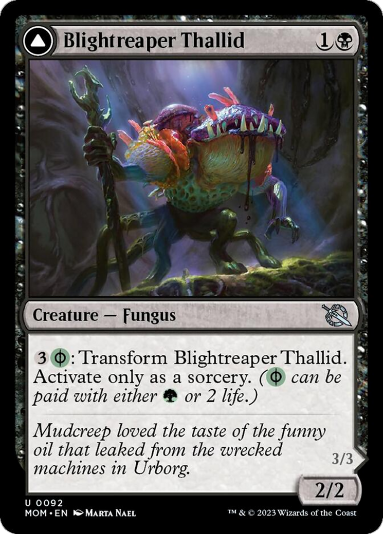 Blightreaper Thallid // Blightsower Thallid [March of the Machine] | The CG Realm