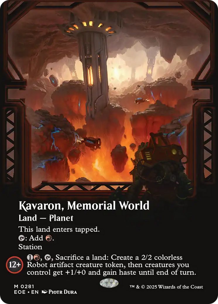 Kavaron, Memorial world (Borderless) [Edge of Eternities] | The CG Realm