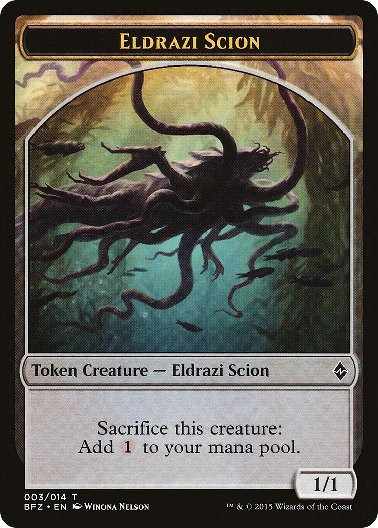 Eldrazi Scion Token (003) (BFZ-003) - Battle for Zendikar Tokens