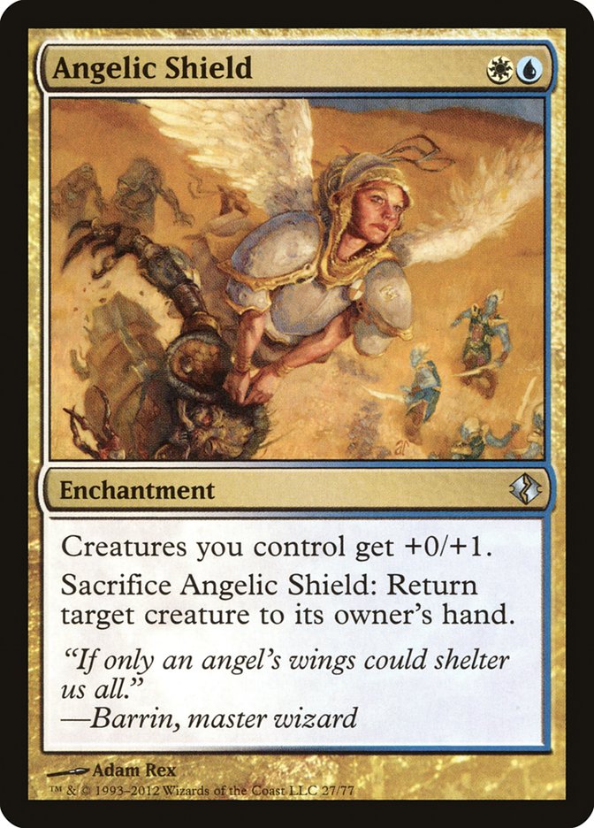 Angelic Shield [Duel Decks: Venser vs. Koth] | The CG Realm