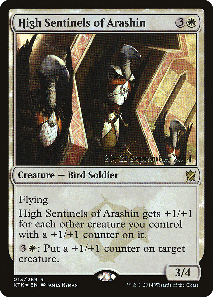High Sentinels of Arashin (PRE-013) - Khans of Tarkir Promos Foil
