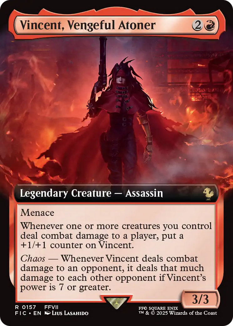 Vincent, Vengeful Atoner (Extended Art) [FINAL FANTASY Commander] | The CG Realm