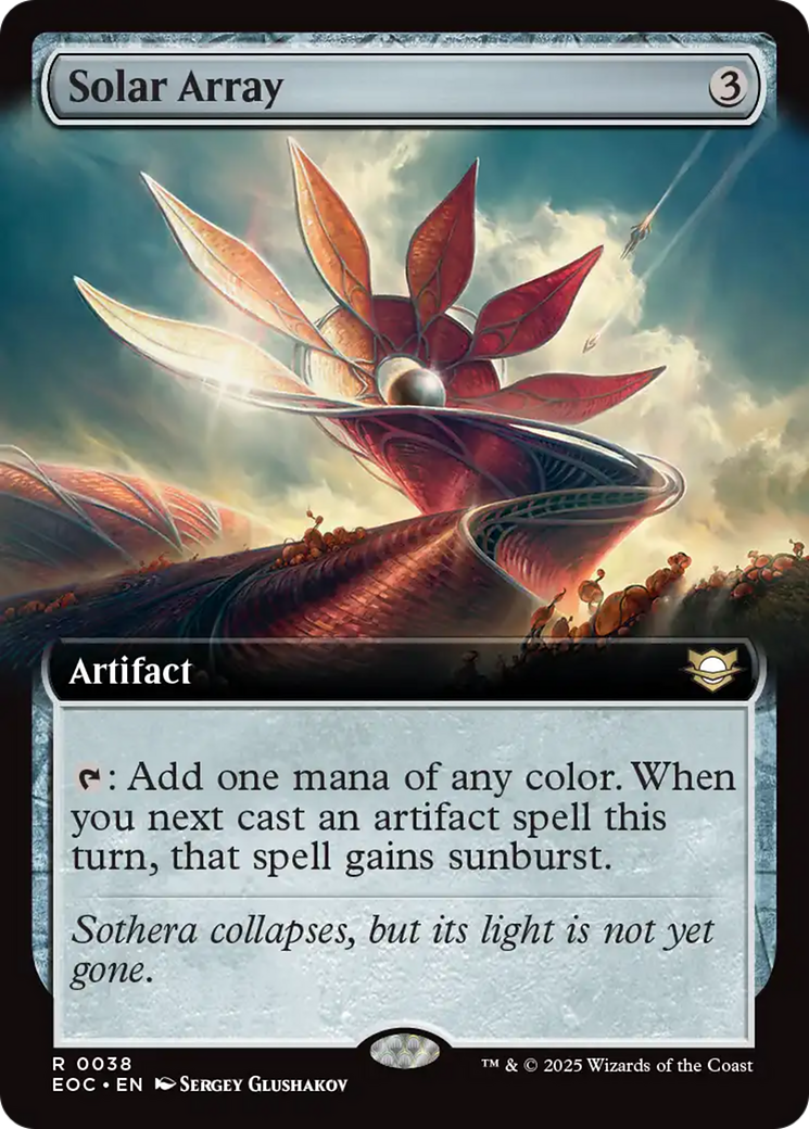 Solar Array (Extended Art) [Edge of Eternities Commander] | The CG Realm