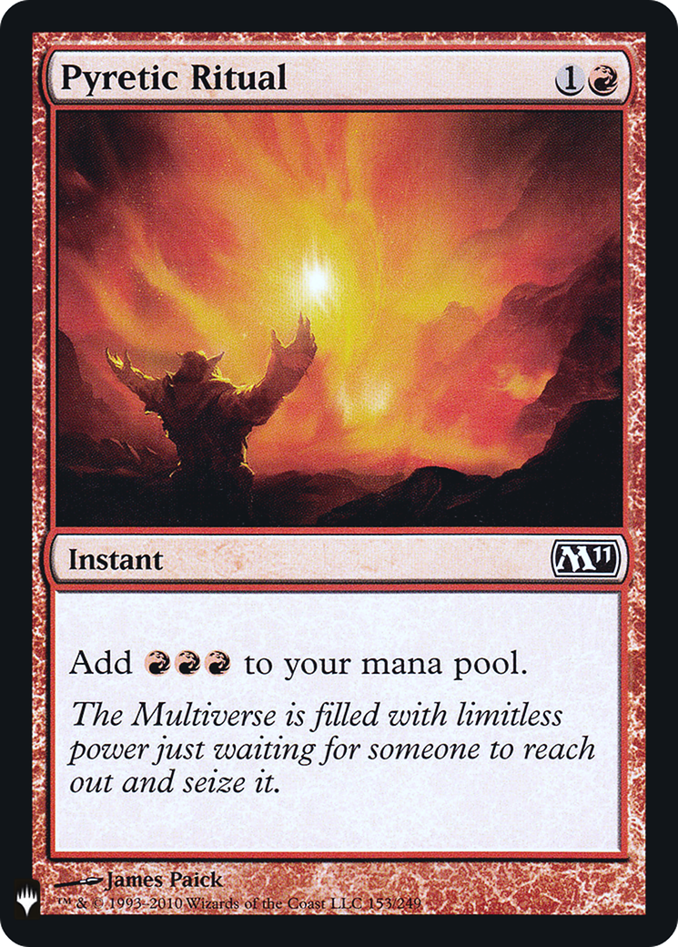 Pyretic Ritual (LIST-153) - The List Foil