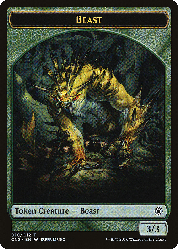 Beast Token (CN2-010) - Conspiracy: Take the Crown Tokens
