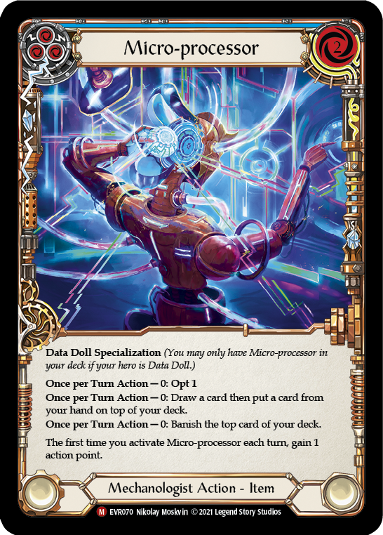 Micro-processor [EVR070] (Everfest)  1st Edition Rainbow Foil | The CG Realm