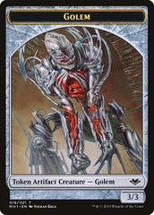 Zombie // Golem Double-Sided Token [Modern Horizons Tokens] | The CG Realm