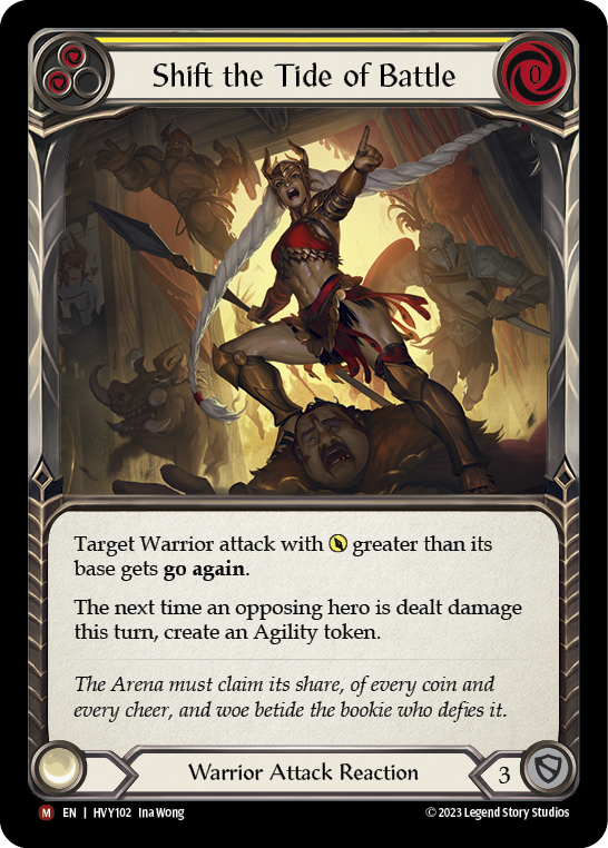 Shift the Tide of Battle [HVY102] (Heavy Hitters)  Rainbow Foil | The CG Realm