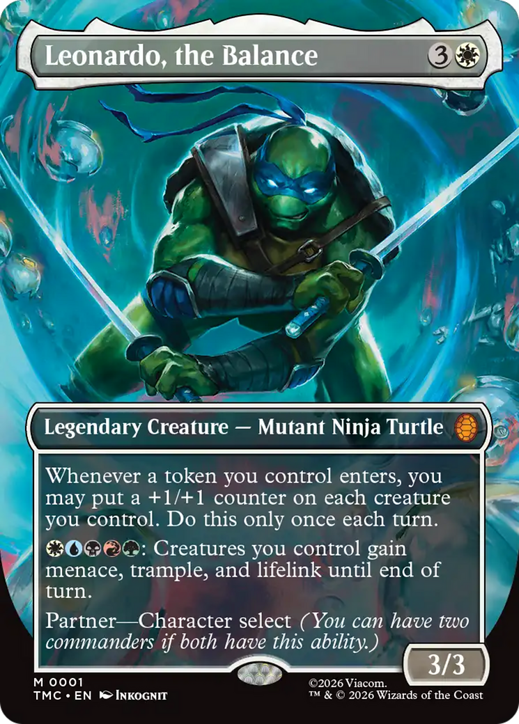 Leonardo, the Balance (Borderless) [Teenage Mutant Ninja Turtles Commander] | The CG Realm
