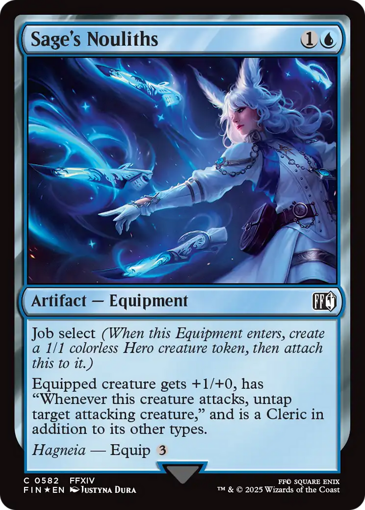 Sage's Nouliths (Surge Foil) (FIN-582) - FINAL FANTASY Foil