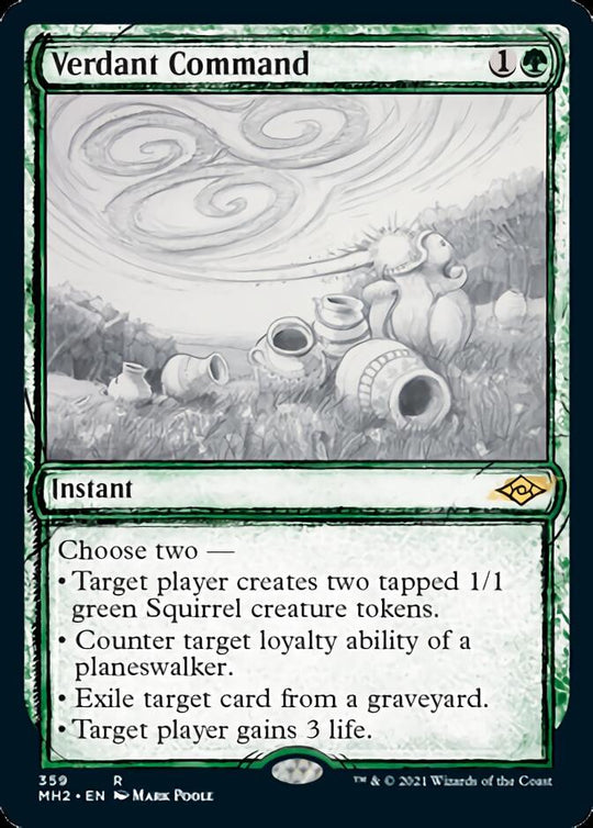 Verdant Command (Showcase) (MH2-359) - Modern Horizons 2: (Showcase)