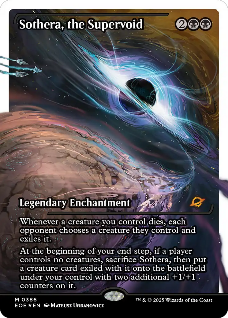 Sothera, the Supervoid (Fracture Foil) [Edge of Eternities] | The CG Realm