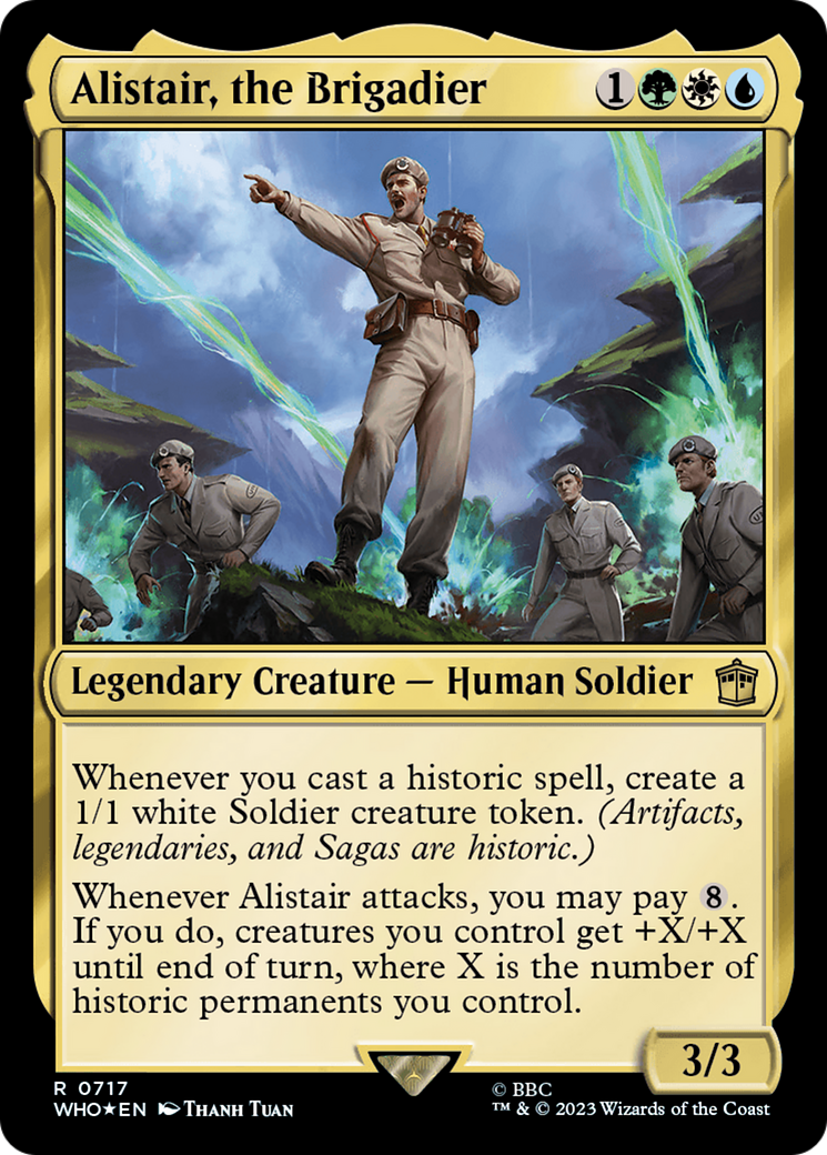 Alistair, the Brigadier (Surge Foil) [Doctor Who] | The CG Realm