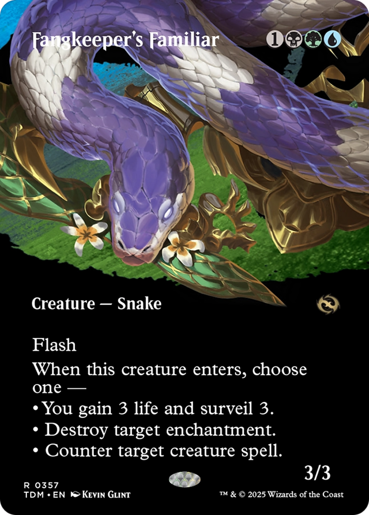 Fangkeeper's Familiar (Borderless) [Tarkir: Dragonstorm] | The CG Realm