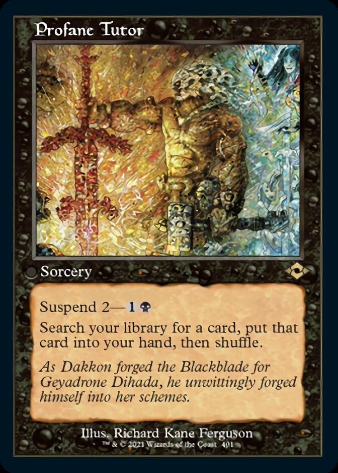 Profane Tutor (Retro Frame) (MH2-401) - Modern Horizons 2 Foil