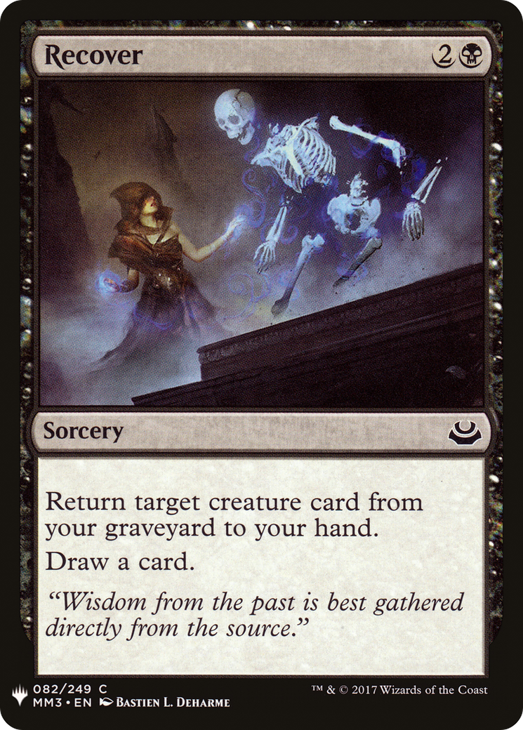 Recover (LIST-MM3-82) - The List