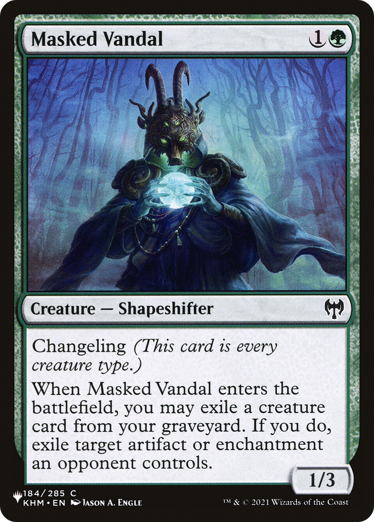 Masked Vandal [The List] | The CG Realm