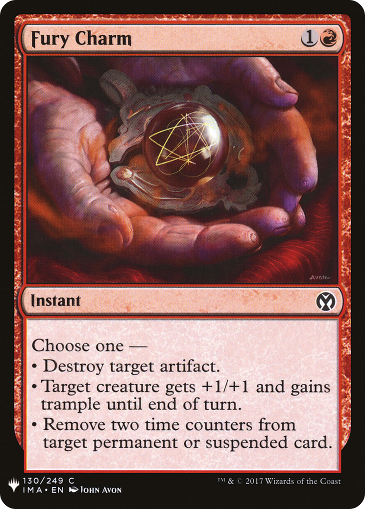 Fury Charm (LIST-IMA-130) - The List