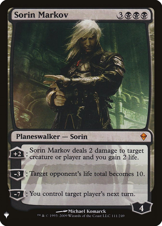 Sorin Markov [Mystery Booster] | The CG Realm