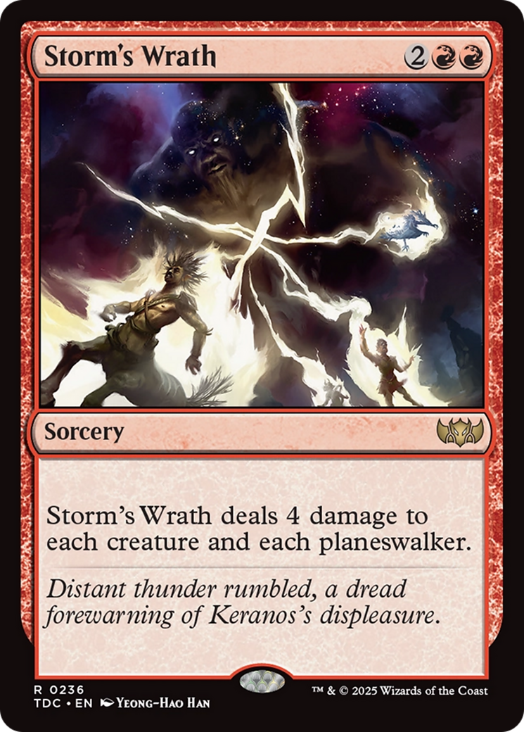Storm's Wrath [Tarkir: Dragonstorm Commander] | The CG Realm