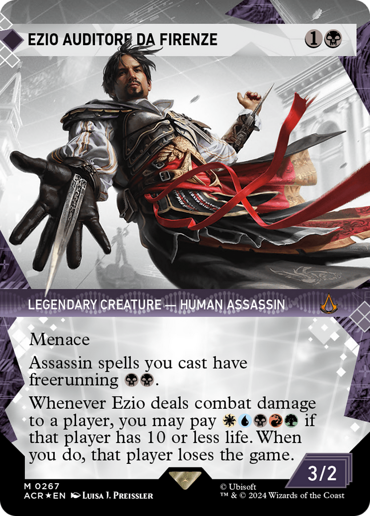 Ezio Auditore da Firenze (Showcase) (Textured Foil) [Assassin's Creed] | The CG Realm