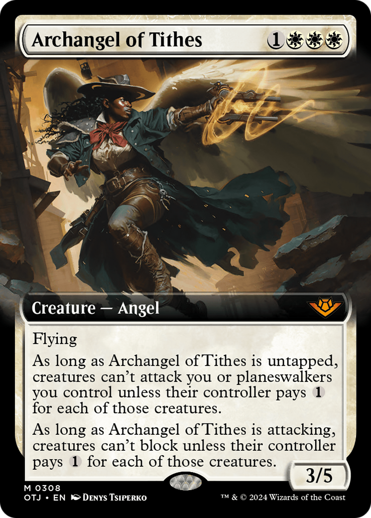 Archangel of Tithes (Extended Art) [Outlaws of Thunder Junction] | The CG Realm