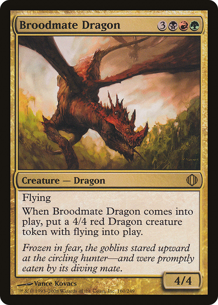 Broodmate Dragon (ALA-160) - Shards of Alara