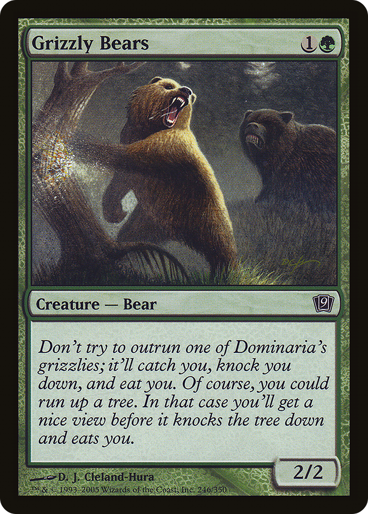 Grizzly Bears (9ED-246) - 9th Edition