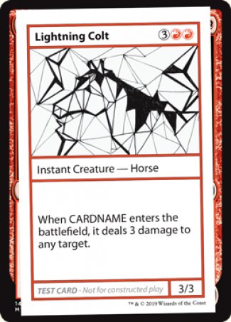 Lightning Colt (2021 Edition) [Mystery Booster Playtest Cards] | The CG Realm