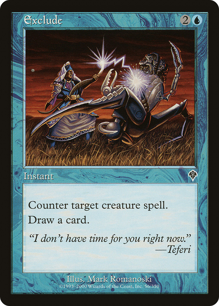 Exclude (INV-056) - Invasion