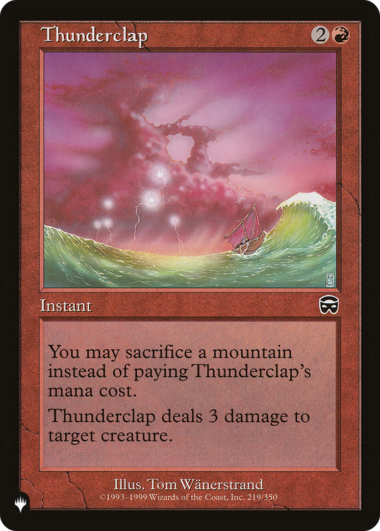 Thunderclap [The List] | The CG Realm