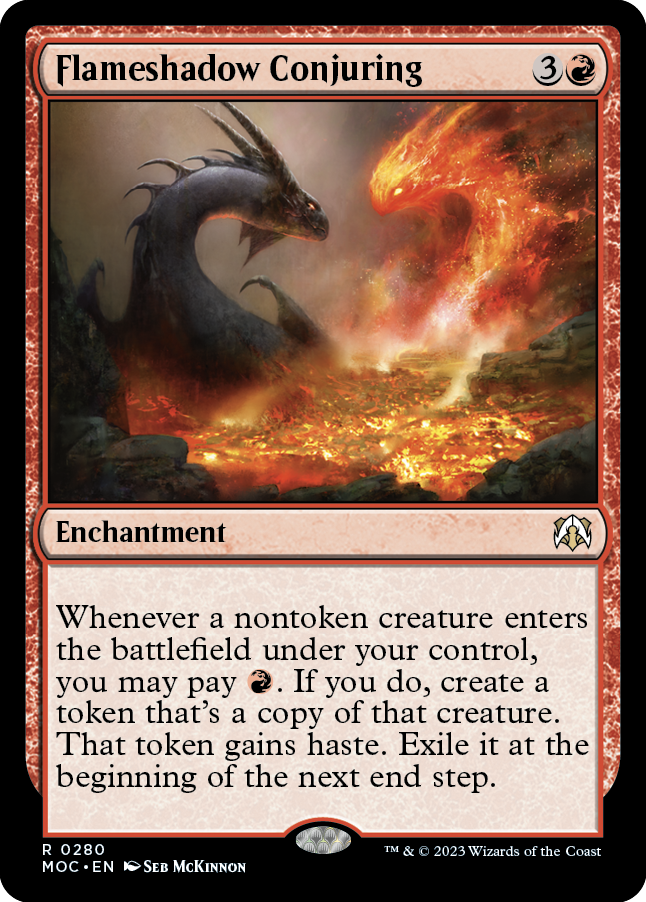 Flameshadow Conjuring [March of the Machine Commander] | The CG Realm