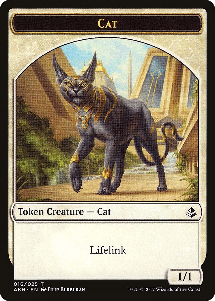 Cat Token (AKH-016) - Amonkhet Tokens