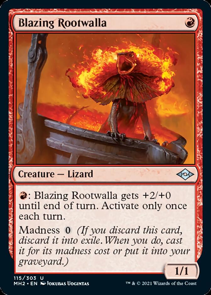 Blazing Rootwalla (MH2-115) - Modern Horizons 2