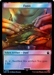 Alien // Food (0059) Double-Sided Token (Surge Foil) [Doctor Who Tokens] | The CG Realm