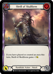 Shrill of Skullform (Blue) [EVR118] (Everfest)  1st Edition Normal | The CG Realm