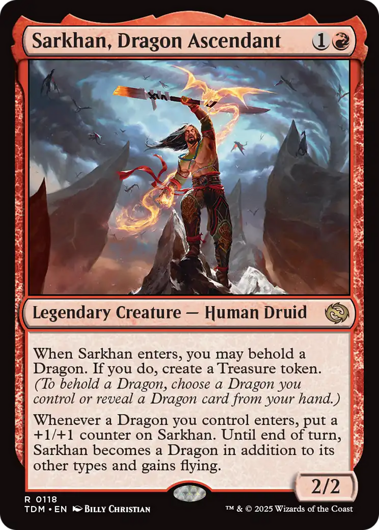 Sarkhan, Dragon Ascendant (118) [Tarkir: Dragonstorm] | The CG Realm