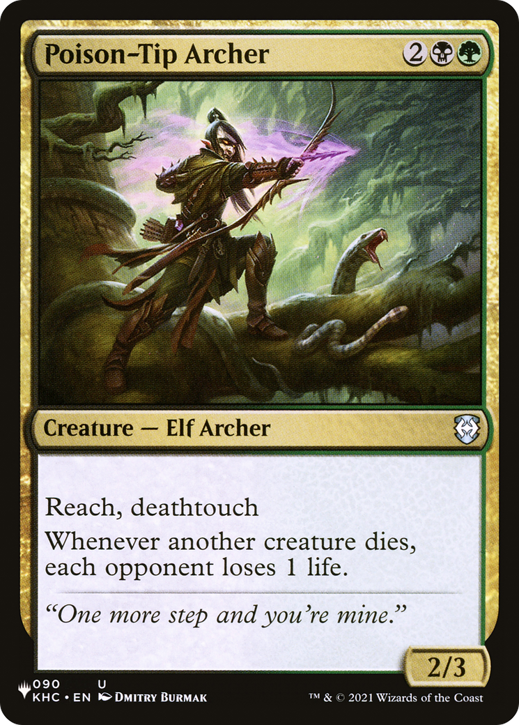 Poison-Tip Archer [The List] | The CG Realm