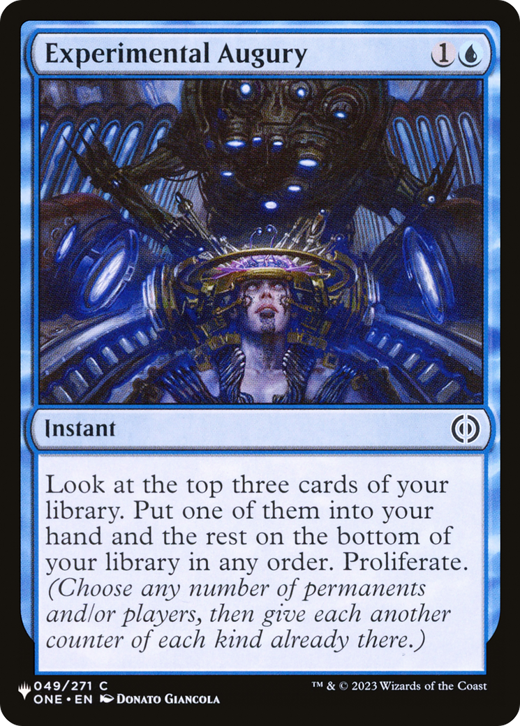 Experimental Augury [The List] | The CG Realm