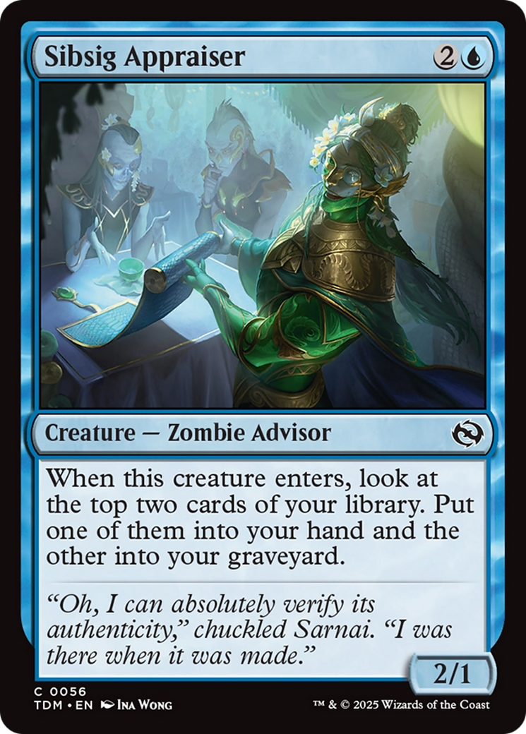Sibsig Appraiser [Tarkir: Dragonstorm] | The CG Realm