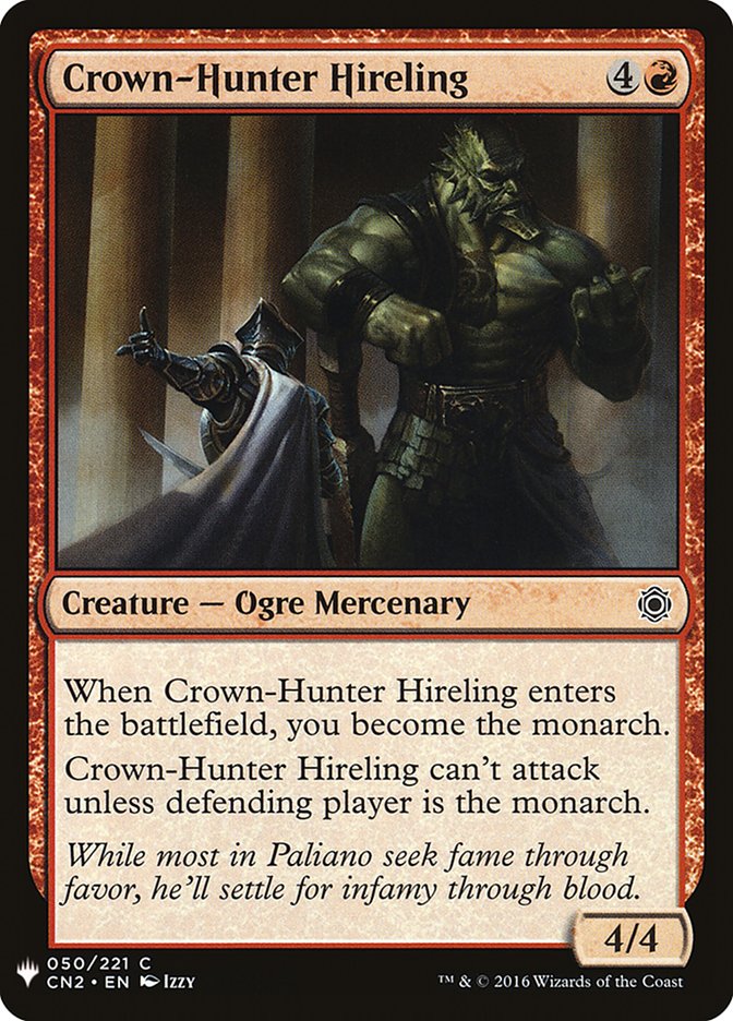 Crown-Hunter Hireling [Mystery Booster] | The CG Realm