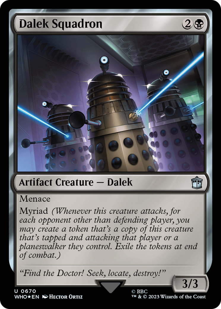 Dalek Squadron (Surge Foil) [Doctor Who] | The CG Realm