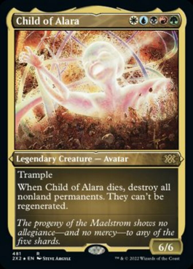 Child of Alara (Foil Etched) [Double Masters 2022] | The CG Realm