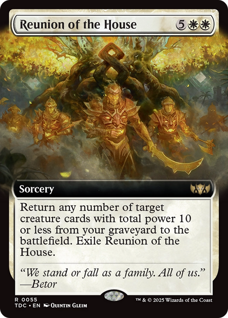 Reunion of the House (Extended Art) [Tarkir: Dragonstorm Commander] | The CG Realm
