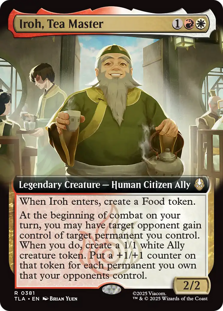 Iroh, Tea Master (Extended Art) [Avatar: The Last Airbender] | The CG Realm